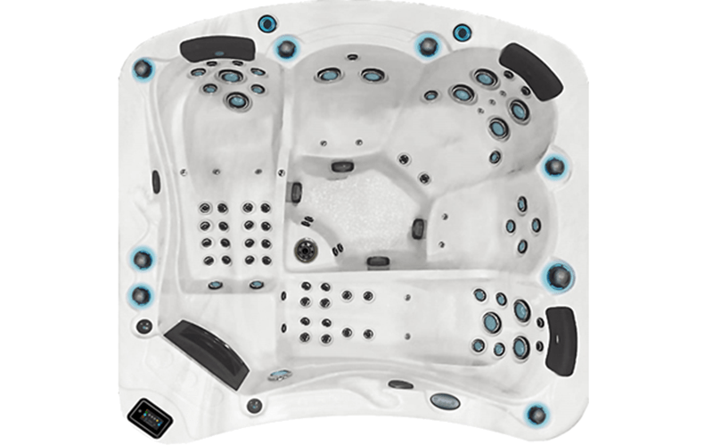 Spa 5 places toutes options wifi bluetooth audio