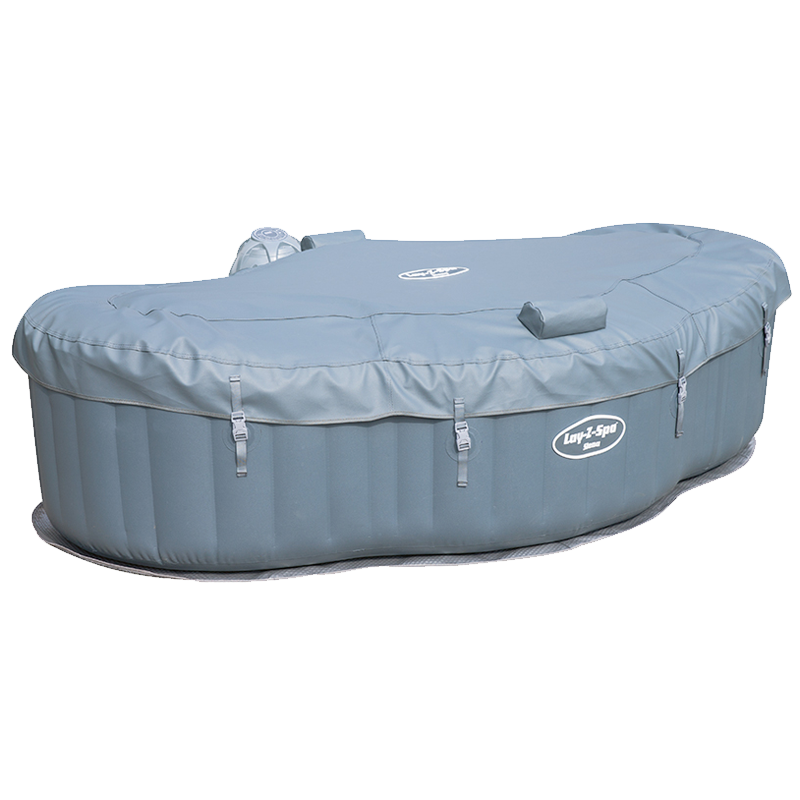 Bain tourbillon gonflable au design épuré et moderne